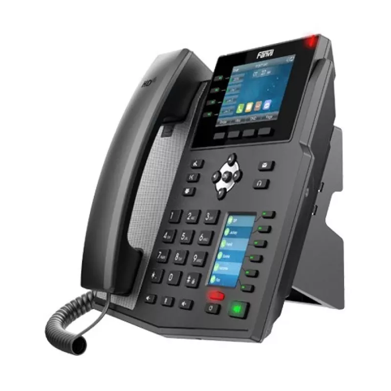Teléfono IP Fanvil X5U negro 16 líneas LCD Wi-Fi terminal alámbrico