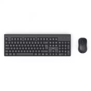 Conjunto de teclado y ratón WKM-100 negro