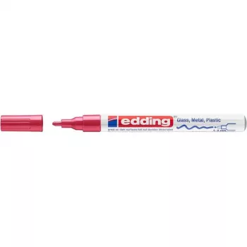 Rotulador Edding 751 rojo