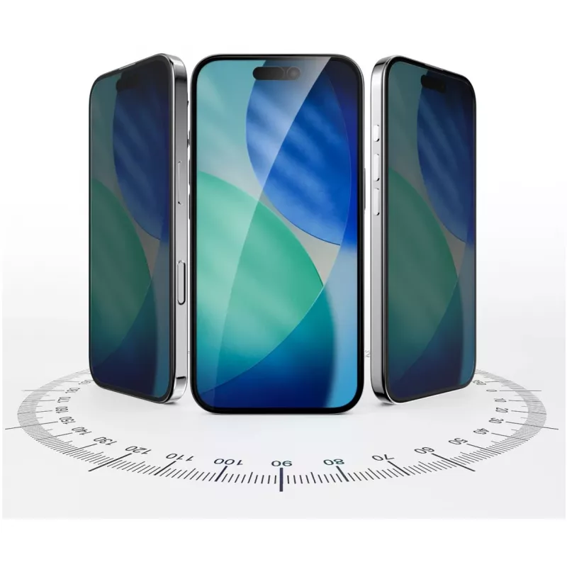 4smarts Second Glass protector de pantalla con filtro de privacidad Apple iPhone 17 vidrio templado