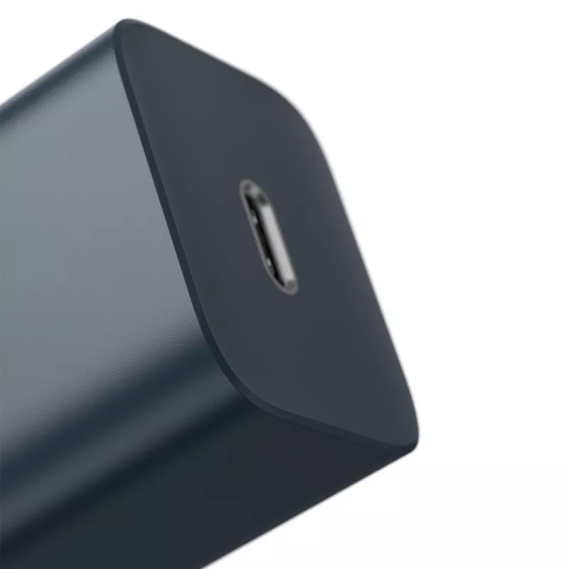 Cargador Baseus Super Si con cable USB-C a Lightning 20W azul