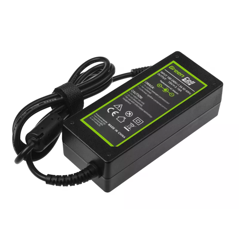 Fuente de alimentación/adaptador Green Cell AD20P interior 60 W negro