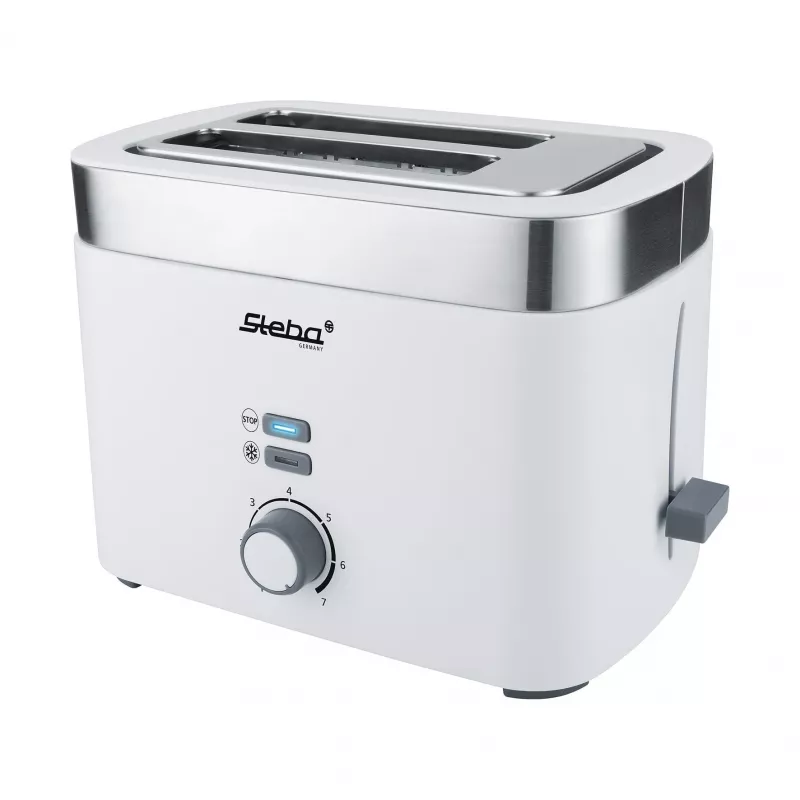Tostadora Steba TO 10 BIANCO 2 ranuras 930 W plata blanco