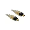 Cable FireWire DeLOCK 82571 2,0 m gris conector macho/macho