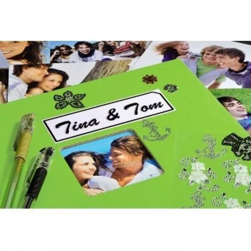 Hama Fine Art álbum de fotos verde 50 hojas 100 x 150