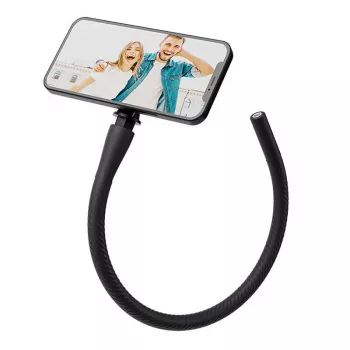 Soporte de teléfono flexible Telesin P3-FM-01 — ángulo ajustable, ligero, negro