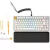 Teclado gaming Glorious GMMK Pro 75%, ISO, Pre-Built, blanco