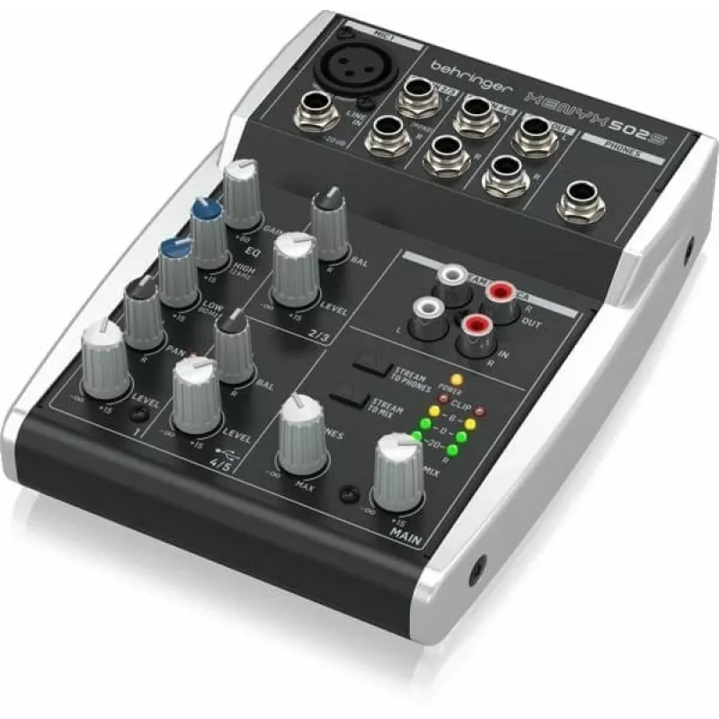 Behringer XENYX 502S - mezclador de audio analógico