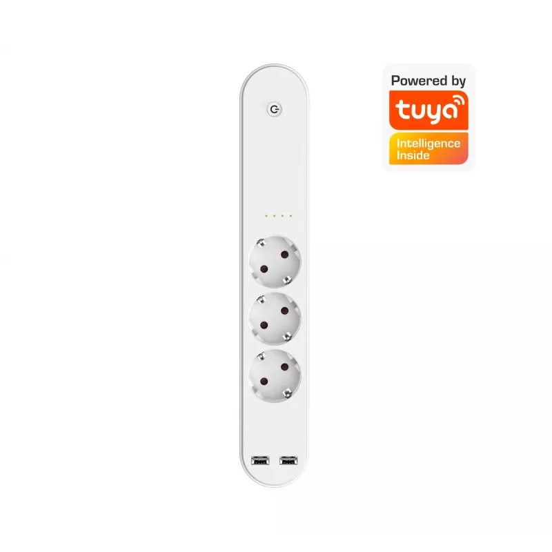 Regleta inteligente Denver SHP-310U 3 salidas AC tipo F 3680 W