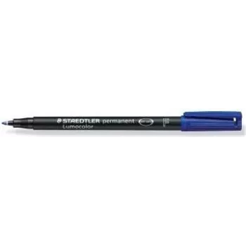 Rotulador permanente Staedtler 318-3 punta redonda azul 10 uds.