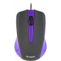 Ratón USB con cable, 3 botones, superficie engomada