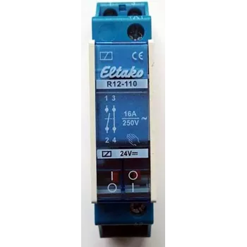 Relé de conmutación Eltako R12-110-24V DC 1S+1 NC 16A 22110055