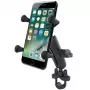 Soporte para movil RAM Mounts X-Grip con base de abrazadera en U para manillar
