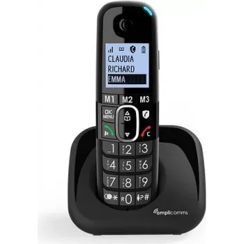 amplicomms BigTel 1500 Teléfono DECT Identificador de llamadas Negro (ATL1423327)