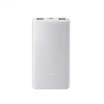 Batería externa Xiaomi BHR9350GL 10000 mAh Li‑Ion, Quick Charge 3+, USB‑A + USB‑C, salida 3 A, blanca