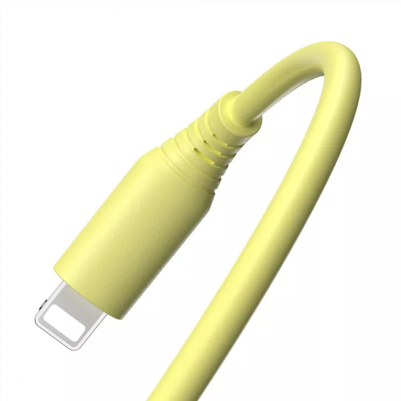 Cable USB a Lightning Tellur T-MLX46884 3A 1m Amarillo