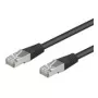 Wentronic Goobay cable de red CAT 5e, F/UTP, negro, 5 m - mezcla de cobre CCA (68662)