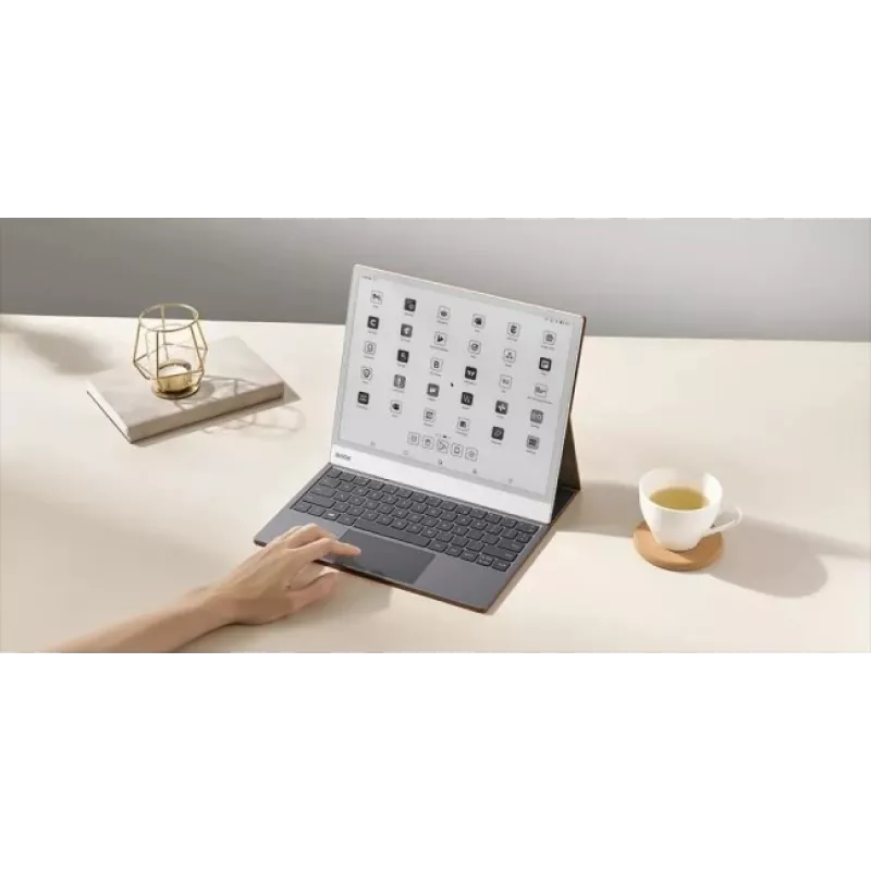 Funda con teclado para Onyx Boox Note Max y Tab X C — funda protectora marrón con teclado integrado