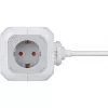 Brennenstuhl 1150090 cable alargador 1,4 m 4 salidas de corriente para interior blanco (1150090)