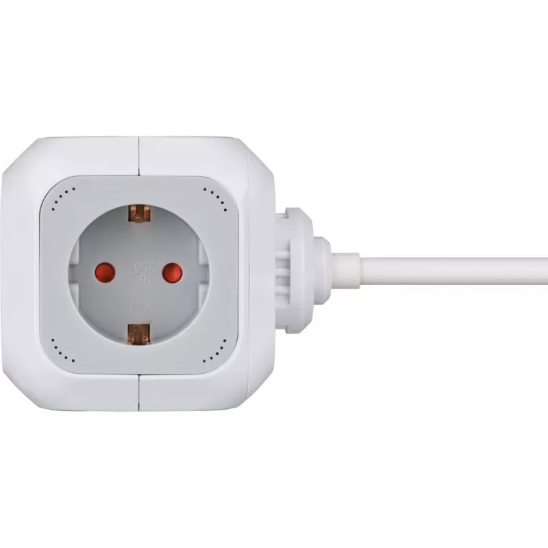 Brennenstuhl 1150090 cable alargador 1,4 m 4 salidas de corriente para interior blanco (1150090)