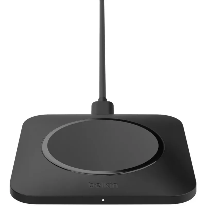 Base de carga inalámbrica Universal Easy Align Qi 15W negra