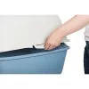 Rotho Bailey arenero cubierto para gatos, azul/blanco