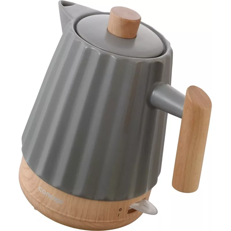Concept RK0092 hervidor de cerámica 1,5 l Gris oscuro