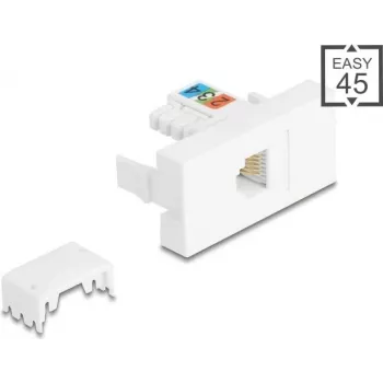 Módulo DELOCK Easy 45 RJ12 conector hembra LSA UTP Blanco 90897 – Módulo Keystone RJ12, conector LSA, UTP