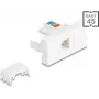 Módulo DELOCK Easy 45 RJ12 conector hembra LSA UTP Blanco 90897 – Módulo Keystone RJ12, conector LSA, UTP