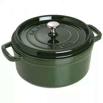 Fuente de horno de hierro fundido Staub 40509-356-0 3,8 l verde, redonda