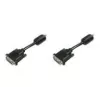 ASSMANN Cable de monitor DVI macho/macho 3m Dual Link 2 núcleos de ferrita cable de conexión K8 bulk 24+1 (AK-320101-030-S)