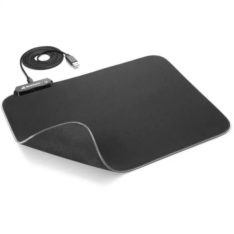 1337 RGB V2 Gaming Mat 360, Alfombrilla de ratón gaming negra