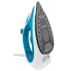 Plancha de vapor Esperanza EHI002 Slider, 2200 W, suela cerámica, vapor vertical, blanca/azul