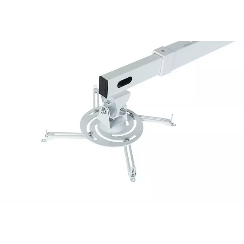 Soporte de pared AVTEK WallMount Next 1200 — acero, blanco, telescópico, giro 360°, inclinable ±42°, carga máx. 20 kg