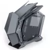 Caja PC Jonsbo MOD3 Mini Micro-ATX Tower Showcase cristal templado - Gris - Torre