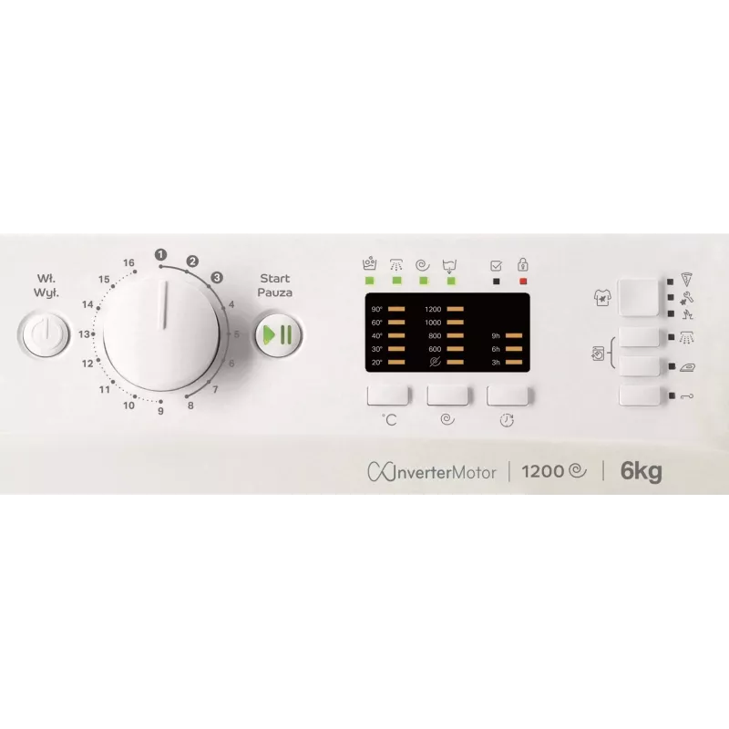 Lavadora Indesit MTWSA 61294 W PL 1200 rpm 6 kg
