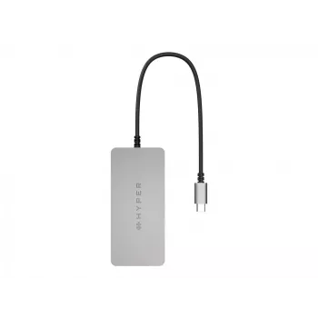HYPER HDMB2 Hub de interfaz USB 3.2 Gen 1 (3.1 Gen 1) Type-C 5000 Mbit/s acero inoxidable