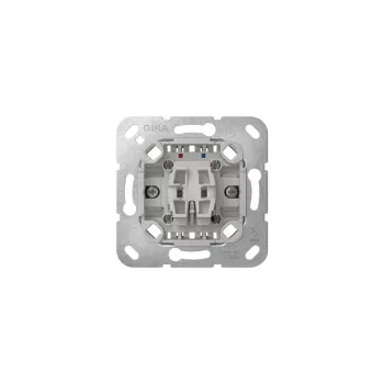 Pulsador basculante (impulso) Gira 315000 con contacto de cierre y base de conductor N