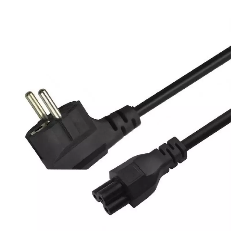 Savio CL-158 cable de alimentación IEC C5 a enchufe C/E/F, 3 m, negro