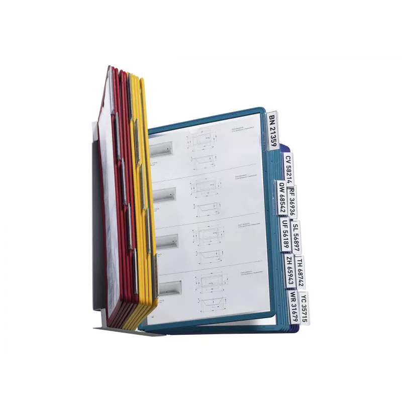 Carrusel de pared para documentos en vertical A4 Durable VARIO