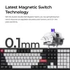 Teclado mecánico Keychron Q6H-M1 inalámbrico RGB Carbon negro
