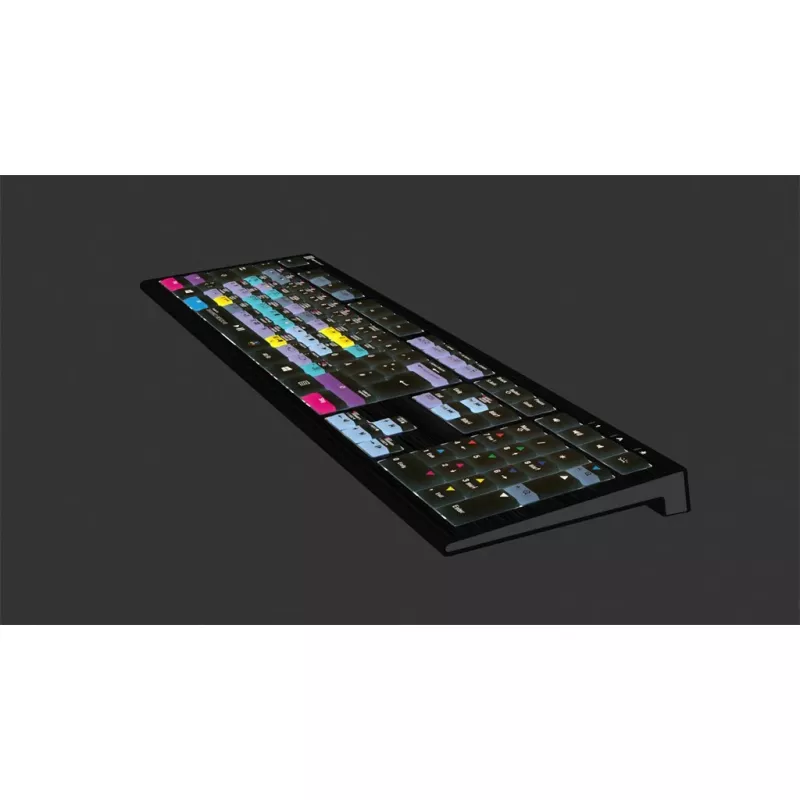 Logickeyboard ASTRA 2 DaVinci Resolve teclado LKB-RESB-A2PC-DE, USB, QWERTZ alemán (DE), PC, negro