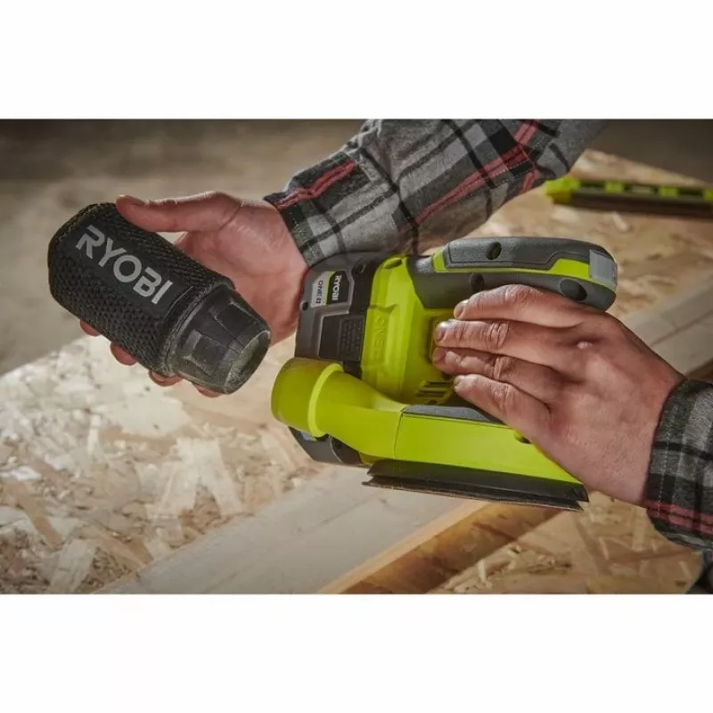 Ryobi RROS18-0 ONE+ 18 V lijadora orbital a batería, 125 mm, solo