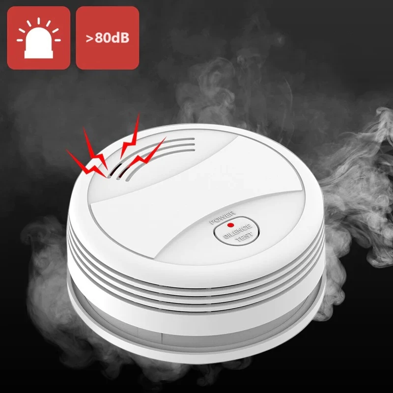 Detector de humo Spring 0 WLAN fotoeléctrico blanco