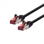 Cable de red LOGON TCR66SS070BL — Cat6 SF/UTP (S-FTP), RJ-45 a RJ-45, 7 m, negro