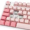 Teclado Ducky One 3 TKL Gossamer Pink gaming USB alemán rosa, blanco