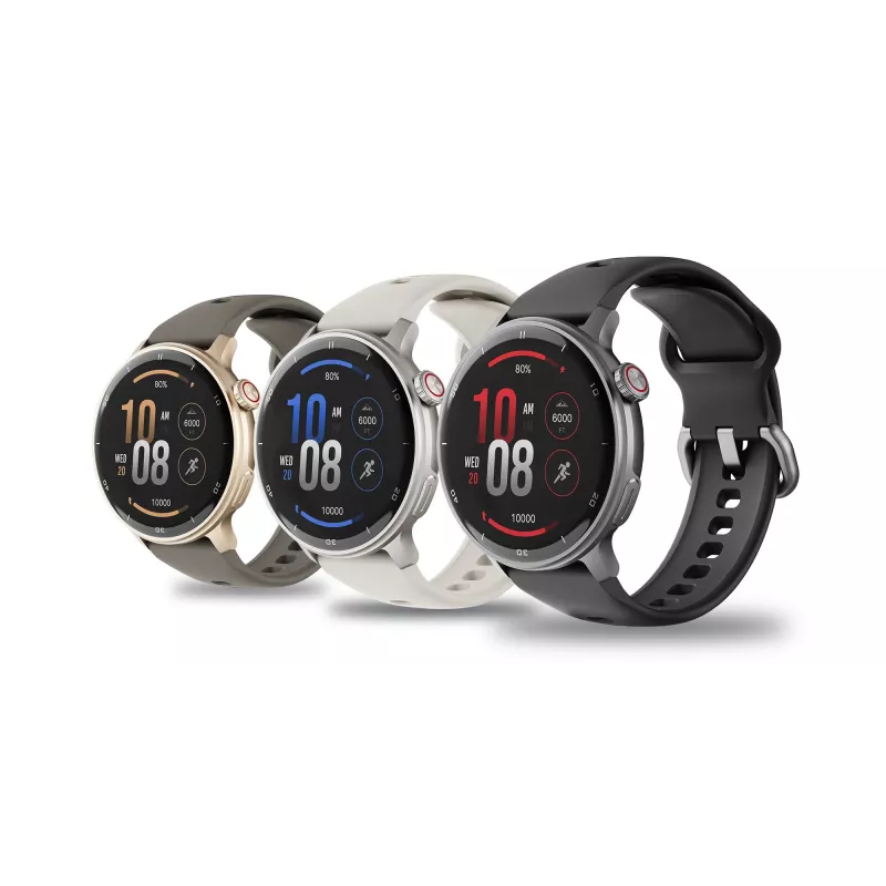Smartwatch Stelio Activ GPS 46 mm plata STSWA101SR, GPS, caja de 46 mm