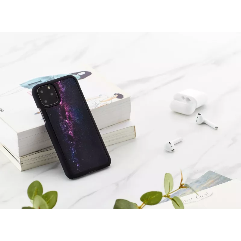 Funda para móvil iKins para iPhone 11 Pro – milky way negra funda protectora