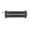 Regleta de enchufes Brennenstuhl 1391000912 3 m 12 tomas de CA para interior negra y blanca