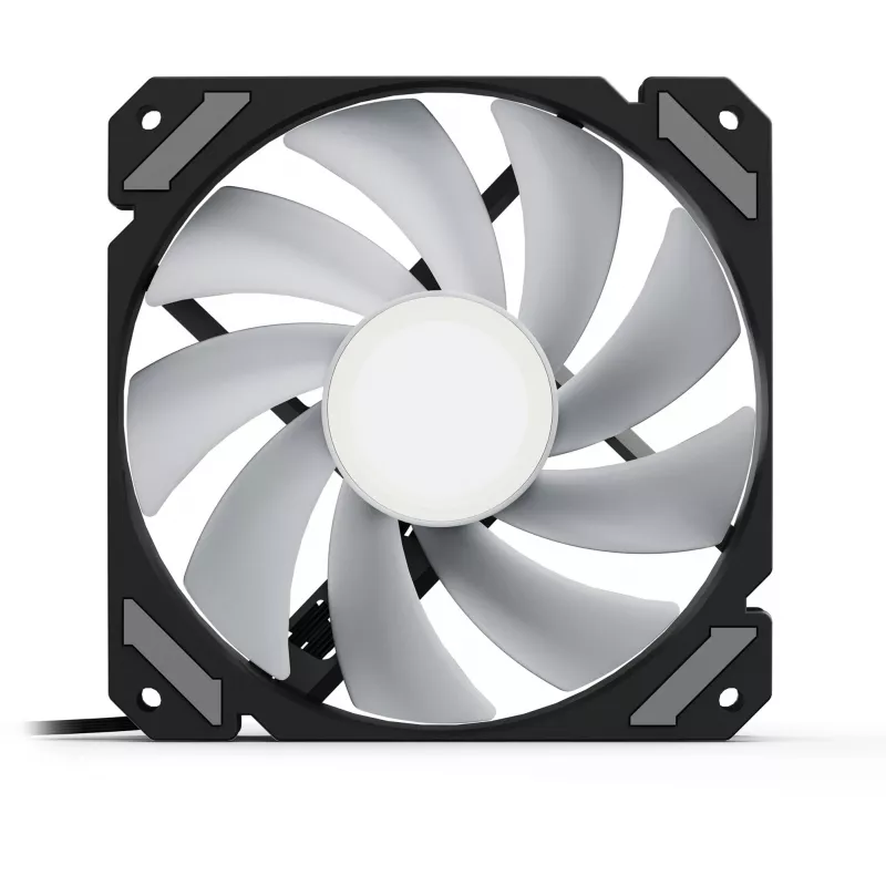 SHARKOON SHARK Mirror RGB PWM 120 mm ventilador de caja, 1500 RPM, negro